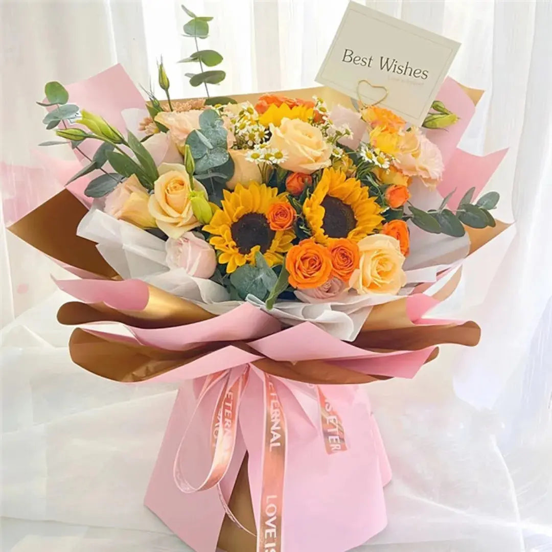 Sunset Breeze Floral Bouquet 999Flowers