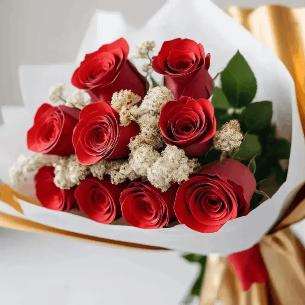 Red Roses Bouquet for Birthday and anniversary