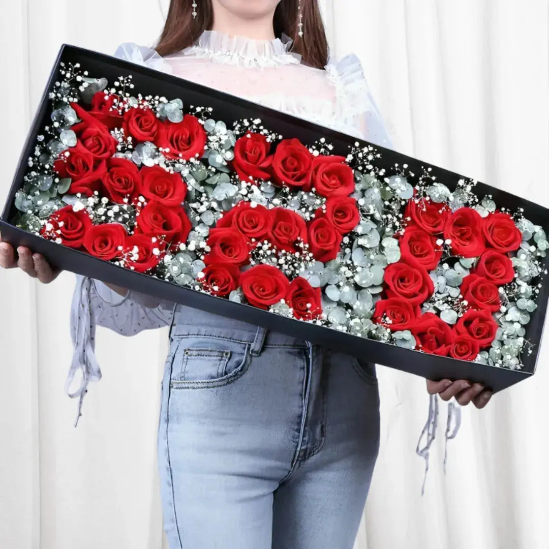 520 Roses 520 Love in Bloom Rose Box | Perfect Gift – 999Flowers