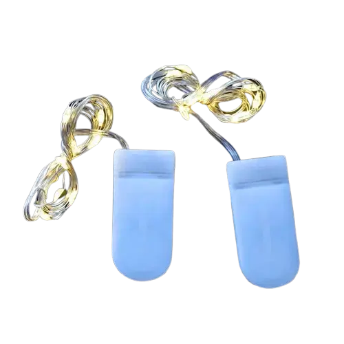 Pair of blue fairy lights