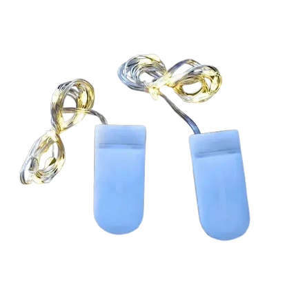 Pair of blue fairy lights