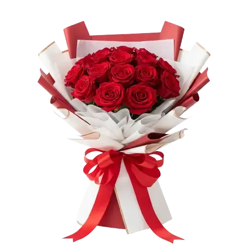 Eternal Love-Dual-Tone Luxury Wrap 999Flowers