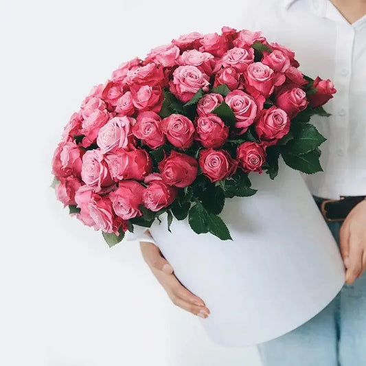Warm Bucket - Pink - 999Flowers